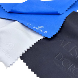 Custom Microfiber Cleaning Cloths for Optics, Screens and Electronics