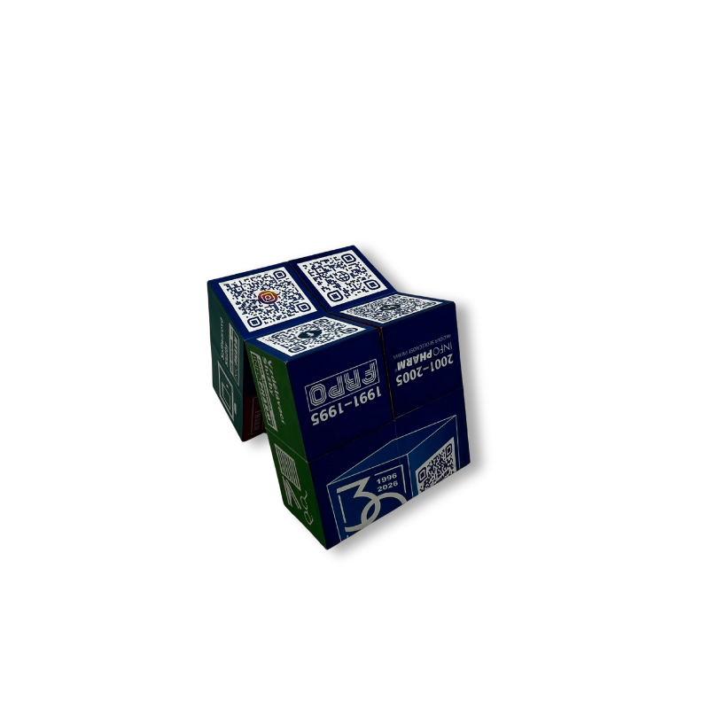 Custom Folding Cube for Interactive Marketing and Product Promotion