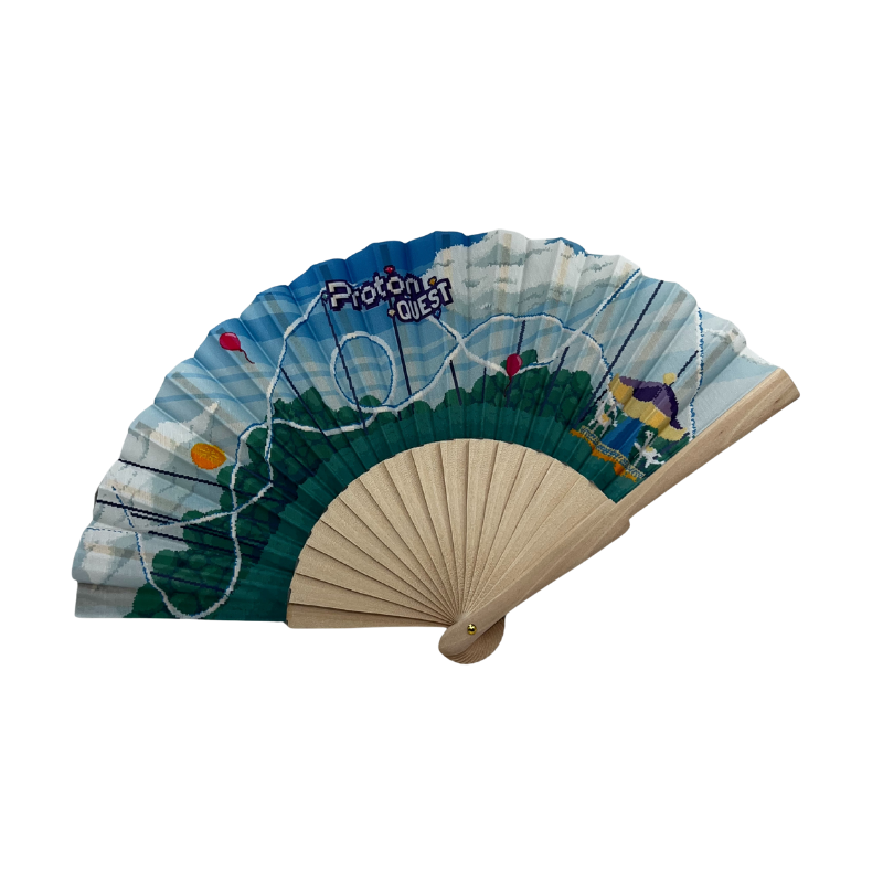 Dual Design Promotional Hand Fan for Multi-Concept Marketing Campaigns
