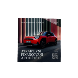Zakázková čisticí utěrka z mikrovlákna pro propagaci značky automobilů a prodejců