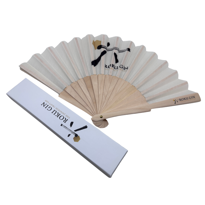 Evantai minimalist personalizat pentru branding corporativ și promovarea afacerii
