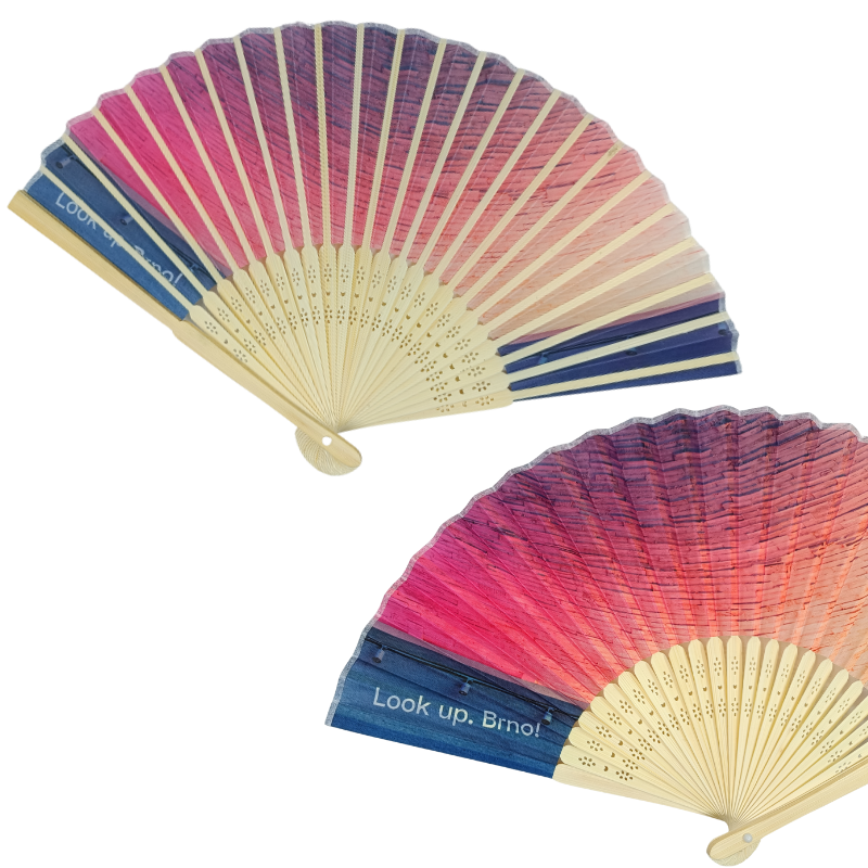 Creative Custom Hand Fan for Modern Branding and Promotional Campaigns