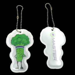 Reflective Keychain (Custom Shape with Chain)