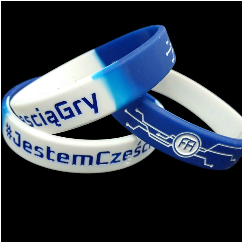 Custom Silicone Wristbands (Dual Color Design)