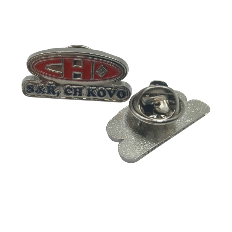 Custom Metal Pin Badge (Enamel Logo)