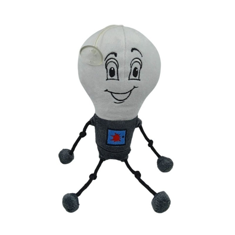 Custom Plush Toy (Light Bulb Design)