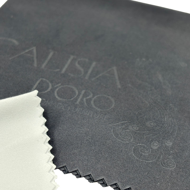 Custom Embossed Microfiber Cleaning Cloth for Luxury Furniture Maintenance