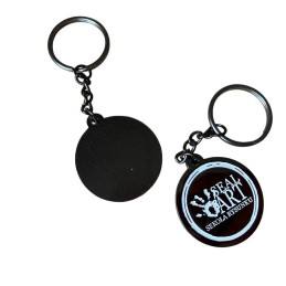 Custom Laser-Engraved Enamel Keychains for Corporate Branding