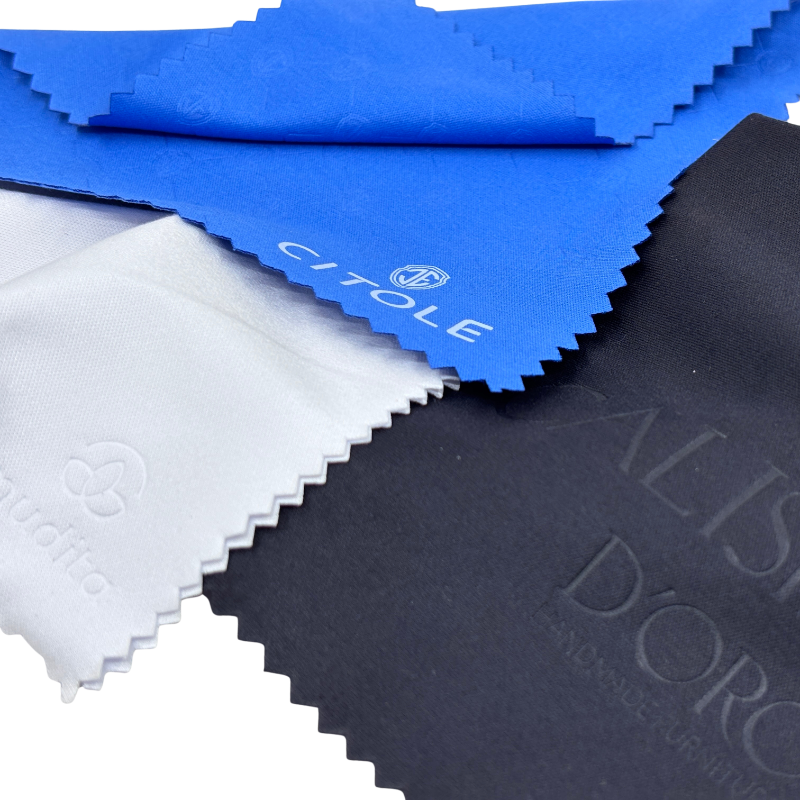 Custom Branded Microfiber Cleaning Cloths for Optical and Technical Equipment