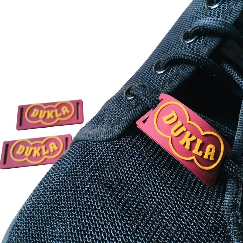Custom Molded Silicone Shoe Lace Charms for Sports Branding