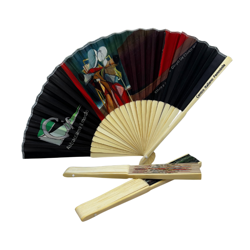 Custom Fine-Art Folding Fans for Cultural and Institutional Branding