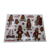 Custom Die-Cut Temporary Tattoo Sheets for Corporate Mascot Branding