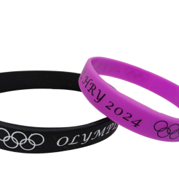 Custom Printed Silicone Wristbands for Athletic Events and Competitions