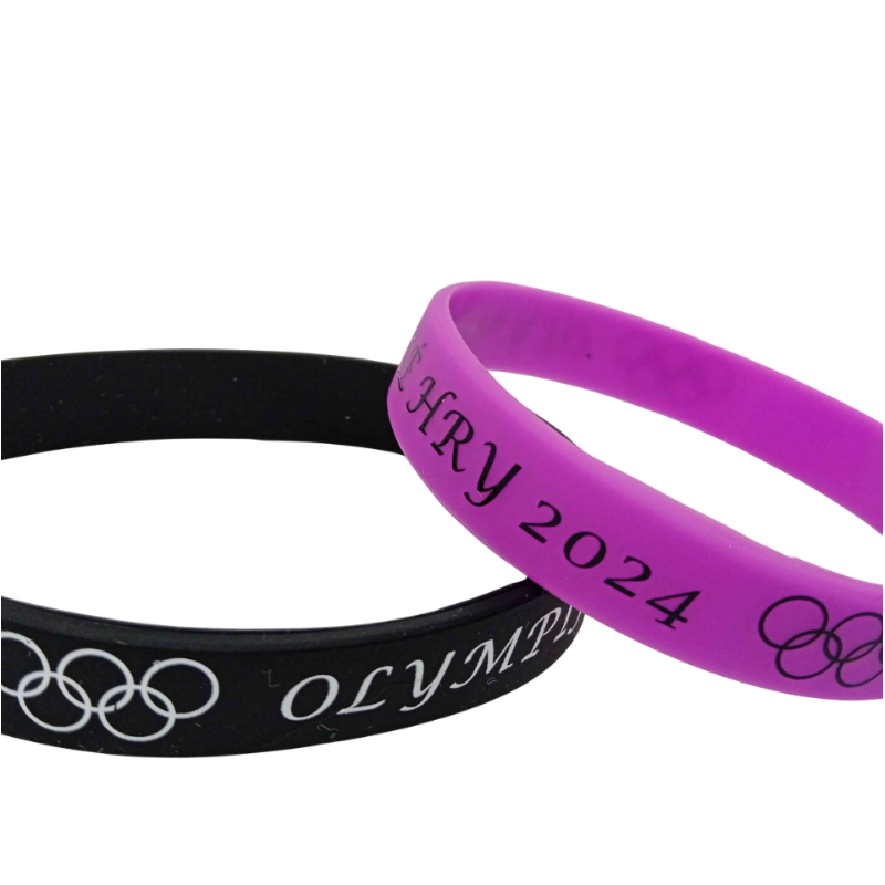 Custom Printed Silicone Wristbands for Athletic Events and Competitions