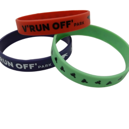 Custom Printed Silicone Wristbands for Amusement Parks and Venues