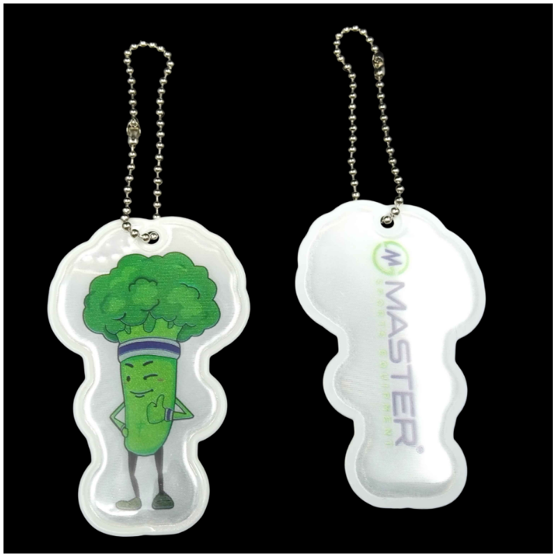 Custom Reflective Safety Keychains for Health and Wellness Branding