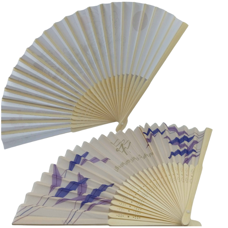 Custom Bamboo Folding Fans for Upscale Event Branding