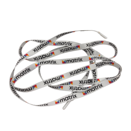Custom Sublimated Flat Shoelaces for Corporate Branding and Team Gear