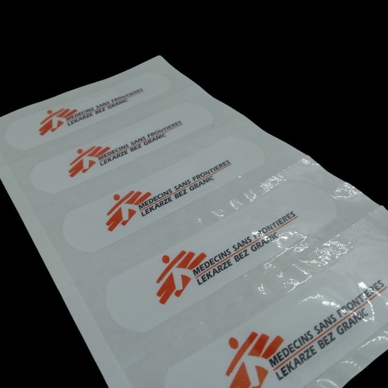 Custom Printed Adhesive Bandages for Medical Missions and Healthcare Branding