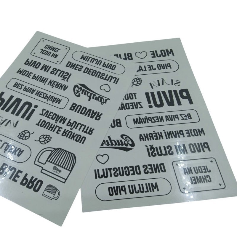 Custom Temporary Tattoo Sheets for Corporate Branding and Promotions