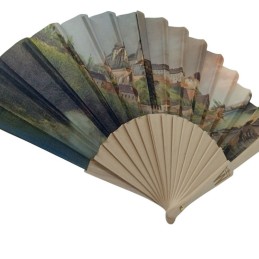 Custom Full-Color Printed Folding Hand Fans for Corporate Events
