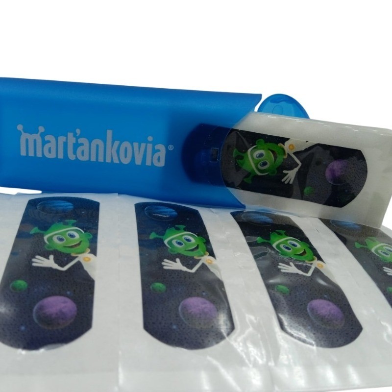 Custom Printed Adhesive Bandages in Branded Plastic Cases