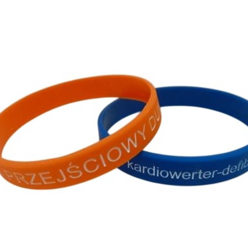 Custom Debossed Silicone Wristbands for Corporate Branding