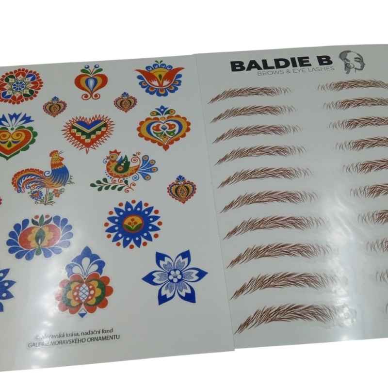 Professional Grade Temporary Tattoo Sheets for Aesthetic and Cultural Branding