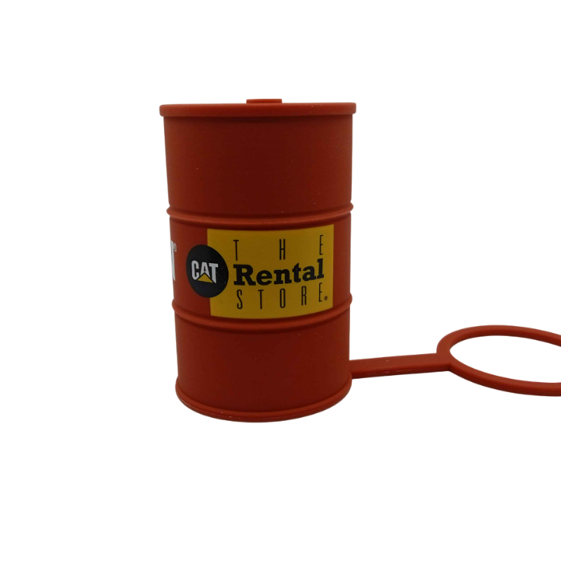 Custom Barrel Shaped Silicone USB Flash Drive for Industrial Branding