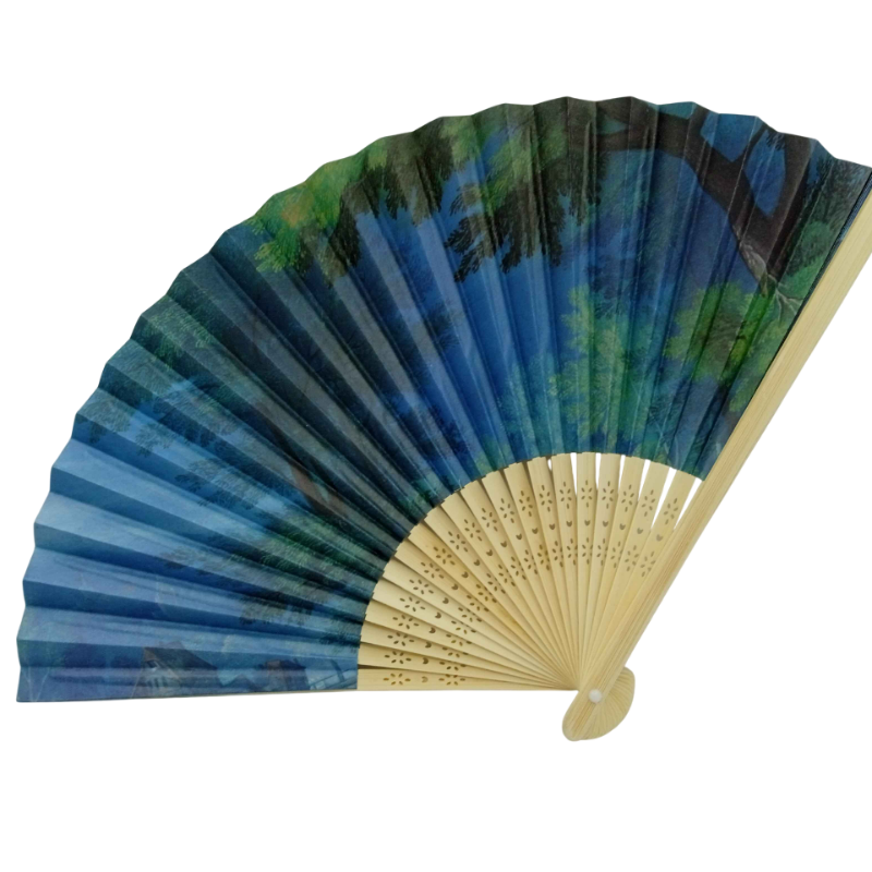 Custom Printed Folding Hand Fans for Corporate Event Branding
