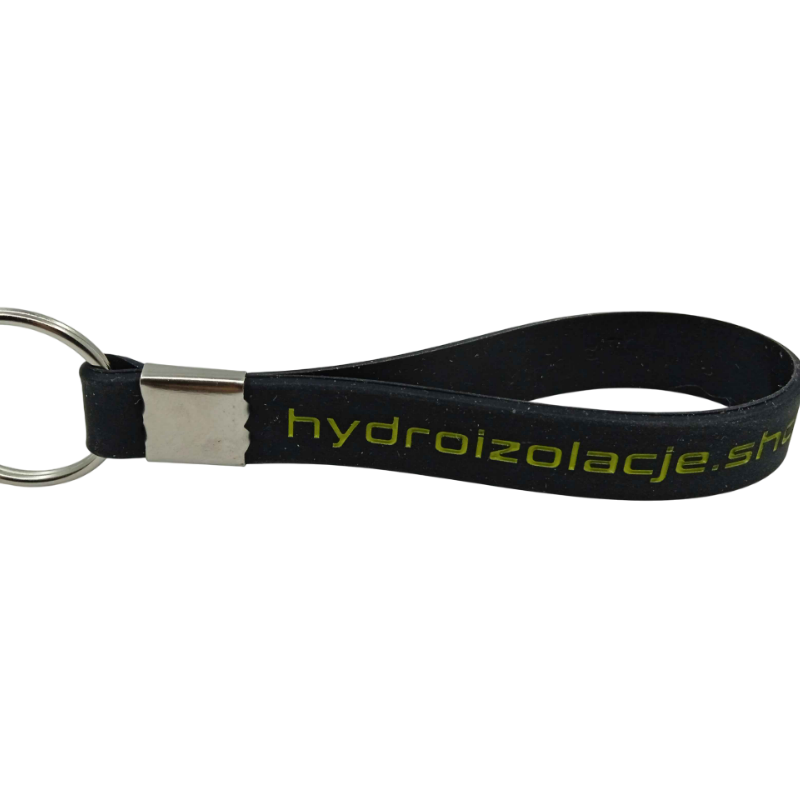 Custom Silicone Wristband Keychains for Industrial Branding