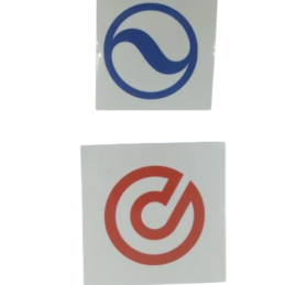 Custom Round Logo Stickers for Corporate Branding and Product Labeling