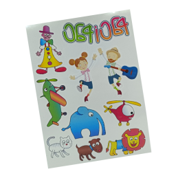 Custom Educational Sticker Sheet for Early Childhood Learning