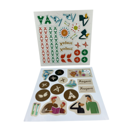 Custom Branded Cylindrical Stickers for Product Packaging