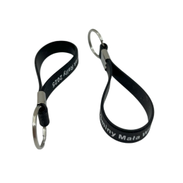 Custom Branded Silicone Loop Keychains for Automotive and Event Marketing