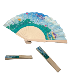Custom Printed Folding Hand Fans for Event Promotion