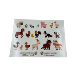 Custom Farm Animal Sticker Sheet for Agricultural Advocacy