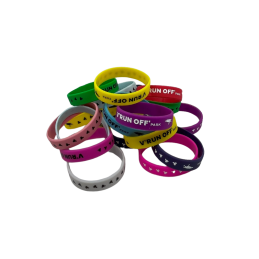 Custom Branded Silicone Wristbands for Event Security and Identity