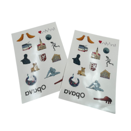 Custom Thematic Temporary Tattoo Sheets for City Branding and Tourism
