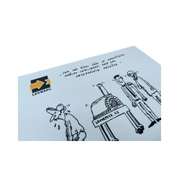 Custom Branded Illustrative Sticker Sheet for Computer Services